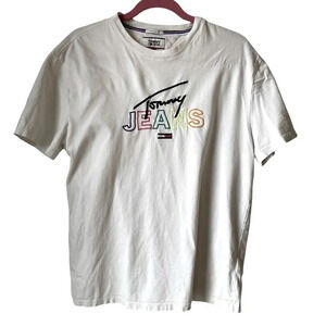 Vintage white‎ Tommy  Hilfiger tee